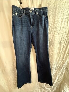 Seven7 Women's Dark Blue Bootcut Jeans